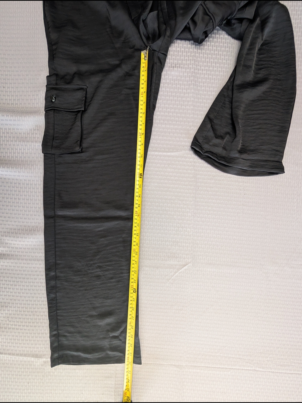 G By Giuliana Black Label Women's Black Straight Leg Cargo Trousers Size 2 New - Picture 9 of 14